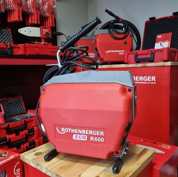 Rothenberger R600 Eco Kanal Açma Makinesi – Tesisat ve Boru Temizliği İçin