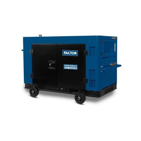 Factor FCKDK12SC3 Dizel Su Soğutmalı Jeneratör 12 KVA Kabinli Trifaze Marşlı
