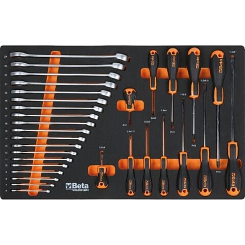Beta BW 5000S/3M 189 Parça Dolu Takım Dolabı 3 Çekmeceli Servis Arabası