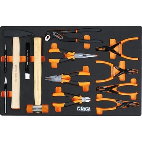 Beta BW 5000S/3M 189 Parça Dolu Takım Dolabı 3 Çekmeceli Servis Arabası