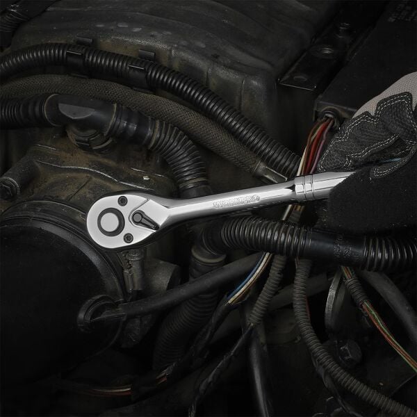 WORKPRO WP202530 Lokma ve Kombine Anahtar Takımı Metrik / İnch 164 Parça | 1/4'' 3/8'' 1/2'' Cr-V