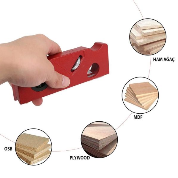 Terazili Köşe Omuz Rende | Ayarlanabilir Derinlikli Ahşap Pah Rendesi | Rox Wood 0104