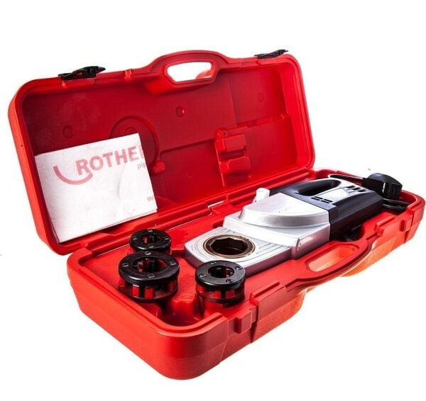 Rothenberger Supertronic 1250 Elektrikli El Tipi Pafta Makinası | 1''-1.1/4'' Boru Diş Açma Makinesi