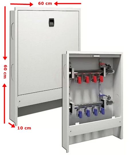 Eryıl Sıva Altı Kollektör Dolabı 60x60x10 cm