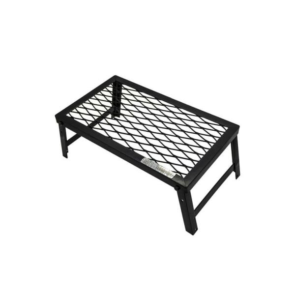 Ayaklı Ateş Üstü Kamp Izgarası X-Large | Katlanabilir Odun Ateşi Izgara | Rox Camping 0121