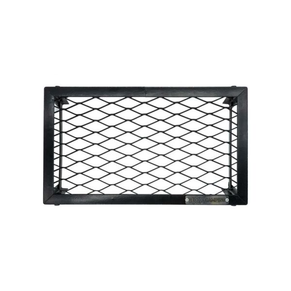 Ayaklı Ateş Üstü Kamp Izgarası X-Large | Katlanabilir Odun Ateşi Izgara | Rox Camping 0121