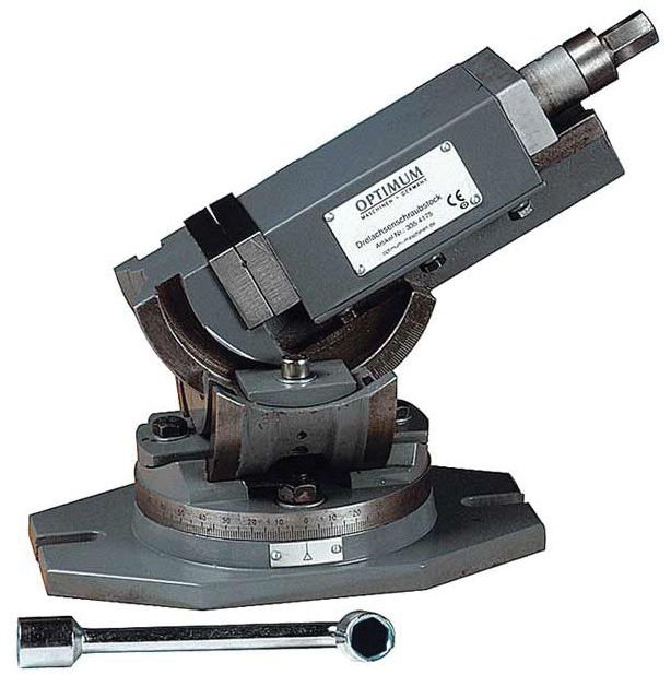 Optimum MV3-75 Üç Açılı Mengene 75 mm