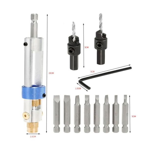 Pratik Delme Vidalama Kılavuz Bits Seti 20 Parça | Rox Wood 0119