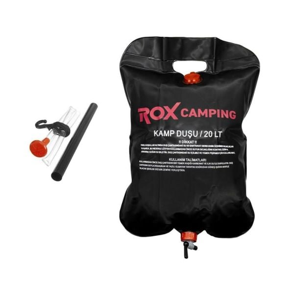 20 Litre Kamp Duşu | Taşınabilir Outdoor Duş Sistemi | Rox Camping 0114