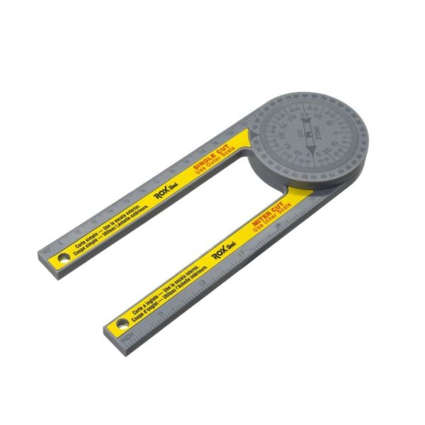 360° Açı Bulucu İletki Gönye | Katlanabilir Açı Ölçer ve Kesim Gönyesi | Rox Wood 0105