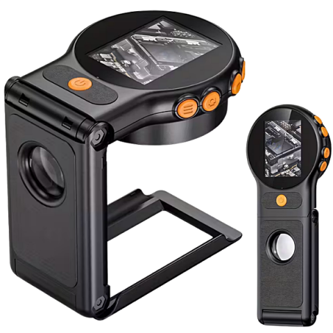 MG379 Dijital Ekranlı Katlanabilir Mikroskop 500X - PC Bağlantılı Fotoğraf & Video Kayıt Özellikli