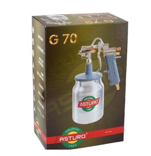 Asturo G70 Alttan Depolu Boya Tabancası