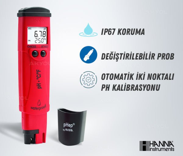 Hanna HI98128 Dijital Ph ve Sıcaklık Ölçer