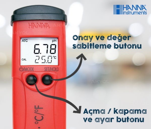 Hanna HI98128 Dijital Ph ve Sıcaklık Ölçer