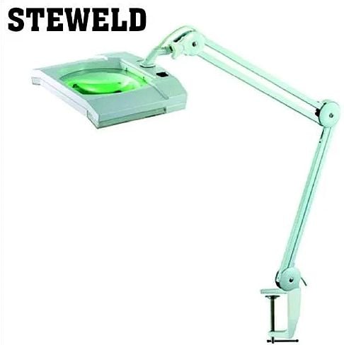 Steweld 8069-3D Floresan Işıklı Masa Bağlantılı Büyüteç 3 X