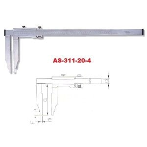 Asimeto AS-311-40-4 Uzun Çene Mekanik Kumpas 0-1000 mm
