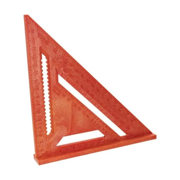 ABS Plastik Üçgen Marangoz Gönye 175 mm | Darbeye Dayanıklı Teknik Ölçüm Gönyesi | Rox Wood 0022