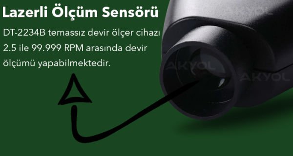 LYK 2234B Temassız Devir Ölçer Takometre