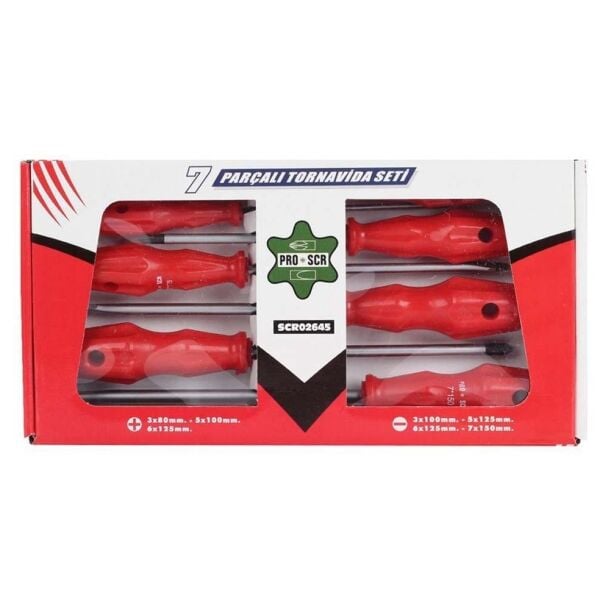 Pro-Scr 02645 Tornavida Seti 7 Parça