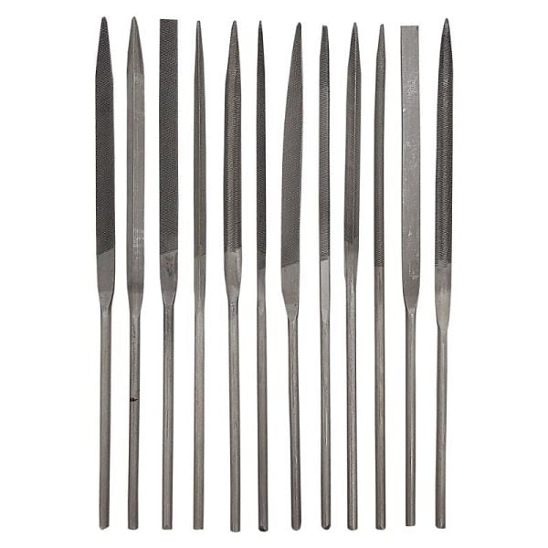 Three Files Saatçi Eğe 12 lı Set 140 mm