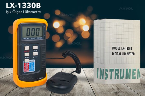 LYK LX-1330B Işık Ölçer Lüksmetre