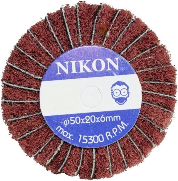 Nikon Saplı Kombi Mop Zımpara 100 Kum 50x20x6mm 10 adet