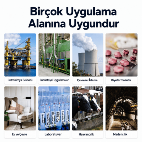CEM GD-3806 Profesyonel Pompalı 4’lü Gaz Ölçüm Cihazı | O₂, CO, H₂S ve LEL