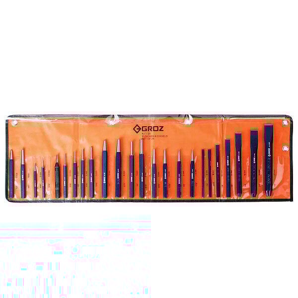 Groz KIT/24ST Pim Zımba ve Keski Takımı 24'lü