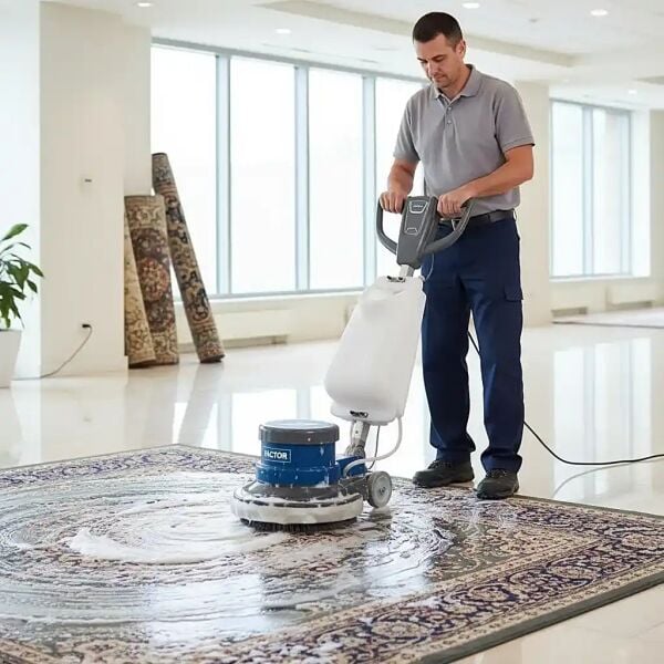 Factor FCPC120 Zemin Cilalama ve Yıkama Makinası – Profesyonel Yer Temizleme ve Parlatma Makinesi