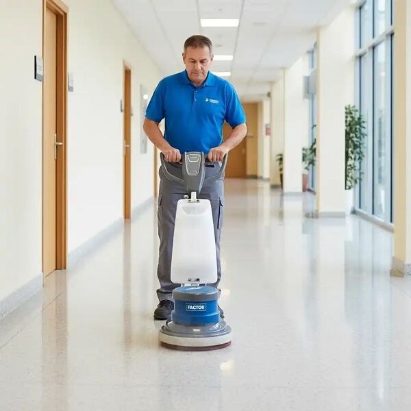 Factor FCPC120 Zemin Cilalama ve Yıkama Makinası – Profesyonel Yer Temizleme ve Parlatma Makinesi