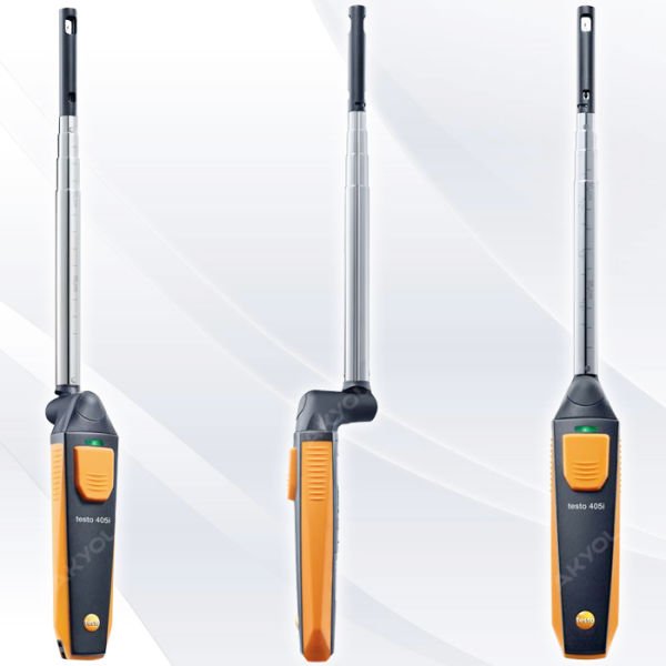 Testo 405i Akıllı Telefon ile Kullanılabilen Hot Wire Anemometre