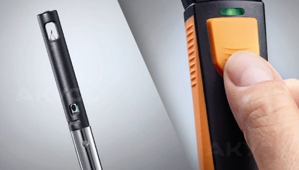 Testo 405i Akıllı Telefon ile Kullanılabilen Hot Wire Anemometre