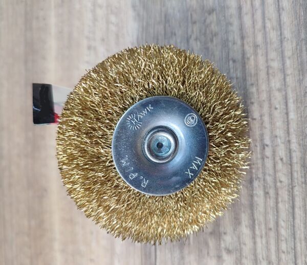 Hawk Sarı Telli Pimli Daire Fırça Ø 75x10mm - 30 adet