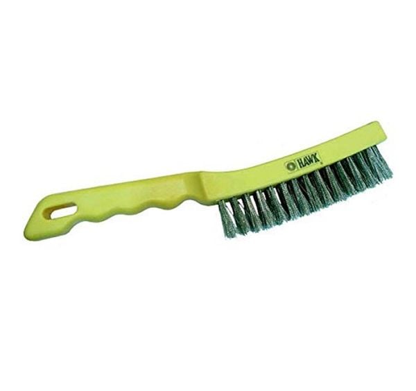 Hawk Galvaniz Telli Plastik Saplı El Tipi Fırça Ø 0.20 mm - 12 adet