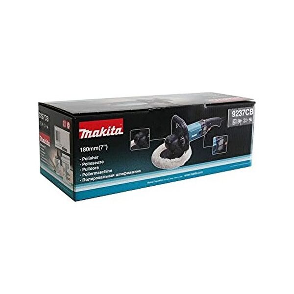 Makita 9237CB 180 mm Polisaj Makinası 1200W – Devir Ayarlı Profesyonel Pasta Cila Makinesi