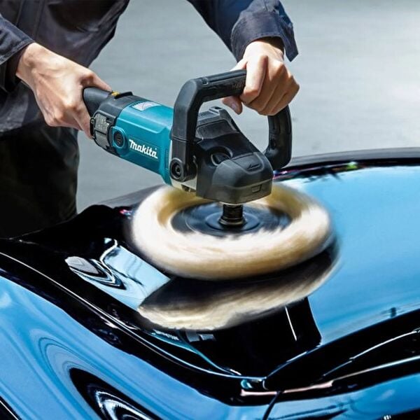 Makita 9237CB 180 mm Polisaj Makinası 1200W – Devir Ayarlı Profesyonel Pasta Cila Makinesi