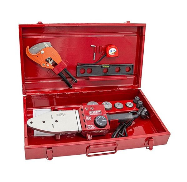 Grangos GRKM09-SET 750W Profesyonel Plastik Boru Kaynak Makinesi Setli