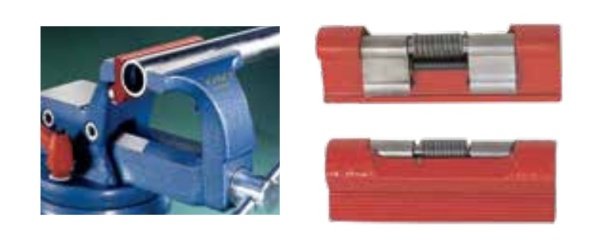 Kanca Fortissimo Metal Mengene Boru Sıkma Çenesi 125mm