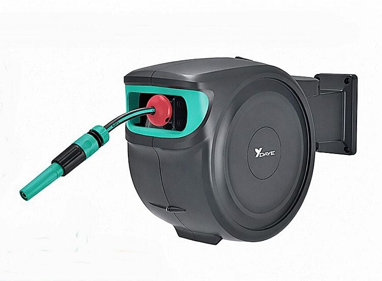 Daye 6686W25 Otomatik Hortum Tamburu 25 m | 1/2” Duvar Tipi Bahçe Hortum Sarma