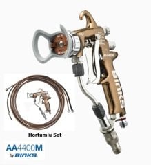 Binks AA4400M SET Hava Takviyeli Airless Boya Tabancası Hortumlu Set