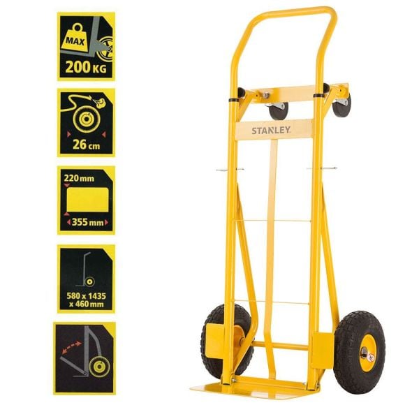 Stanley MT520 Endüstriyel Çok Fonksiyonlu El Arabası 150/200Kg