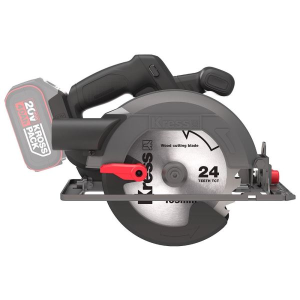 Kress KUE12.9 Profesyonel Daire Testere (Akü Dahil Değildir) 20Volt 165mm