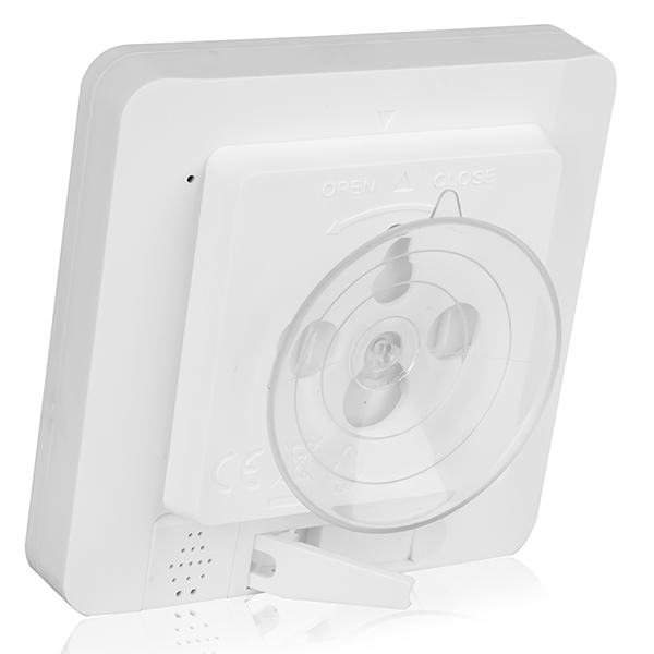 KT9 Dijital Zamanlayıcı Isı Nem Saat Göstergeli | Vantuzlu Mıknatıslı Timer