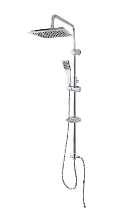 Fleko DS-01 Profesyonel Kare Baş Banyo Duş Seti