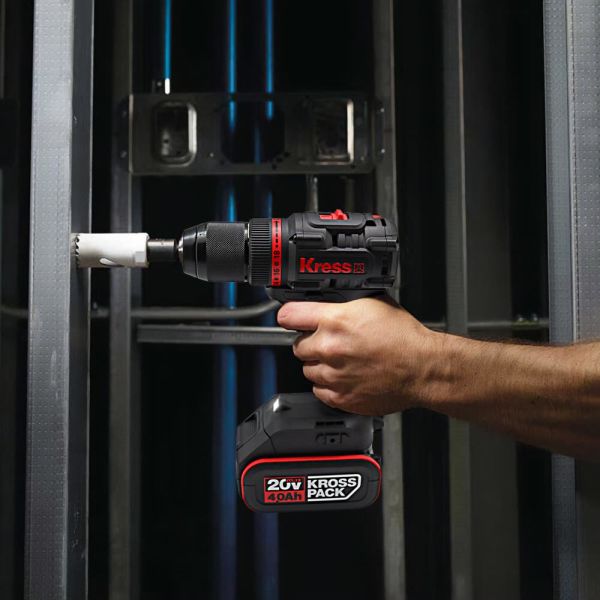 Kress KUA71.91  Şarjlı Matkap (Akü Dahil Değildir) 20Volt