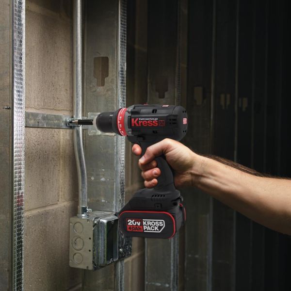 Kress KUA72.1 Çift Akülü Şarjlı Matkap 20Volt/4.0Ah