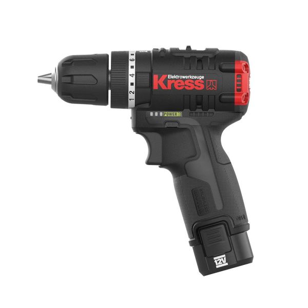 Kress KUC12 Çift Akülü Şarjlı Darbeli Matkap 12Volt/2.0Ah