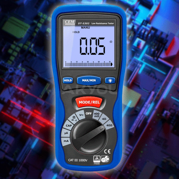 CEM DT 5302 Miliohmmetre ve Dijital Multimetre