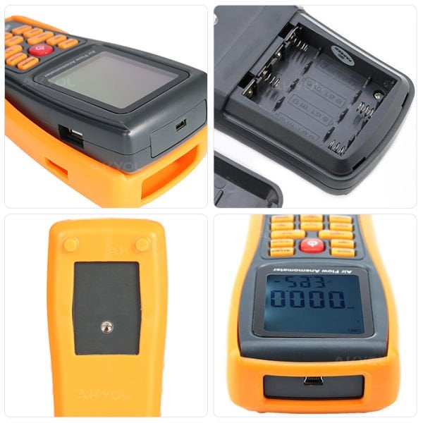 Benetech GM8902+ Plus Hava Hızı ve Hava Debisi Ölçer