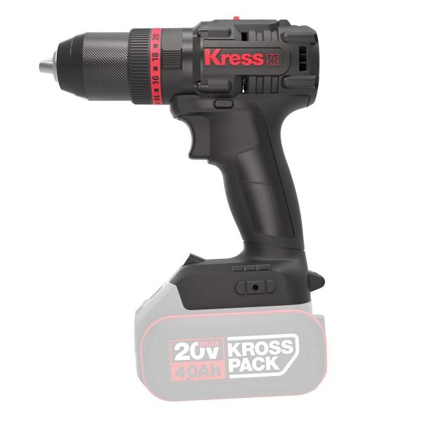 Kress KUC30.91 Şarjlı Darbeli Matkap (Akü Dahil Değildir)  20Volt